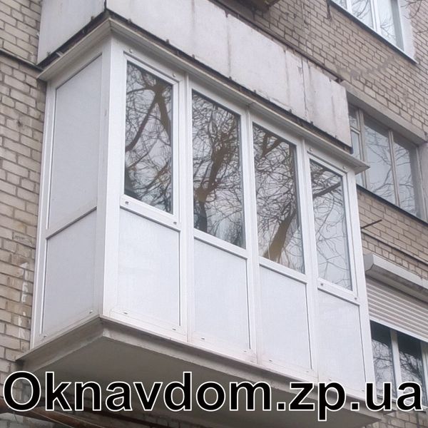 Французький балкон бічні стінки — сендвіч-панелі